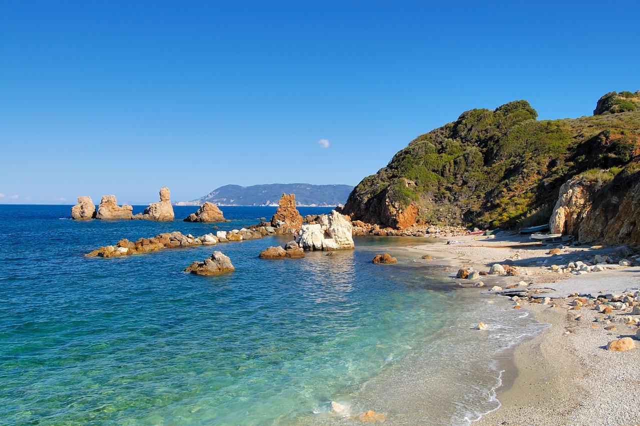 Studios Avra Agios Georgios  Buitenkant foto